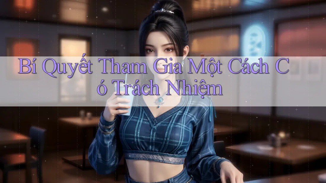 Bí Quyết Tham Gia Một Cách Có Trách Nhiệm Bí Quyết Tham Gia Một Cách Có Trách Nhiệm