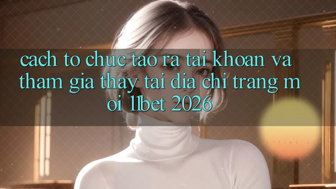 Cách tổ chức Tạo ra tài khoản Và Tham Gia Thấy Tại Địa chỉ trang Mới 11bet 2026