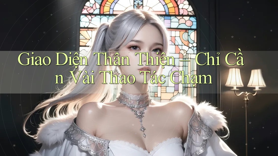 Giao Diện Thân Thiện - Chỉ Cần Vài Thao Tác Chạm
