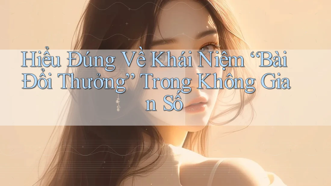 Hiểu Đúng Về Khái Niệm “Bài Đổi Thưởng” Trong Không Gian Số