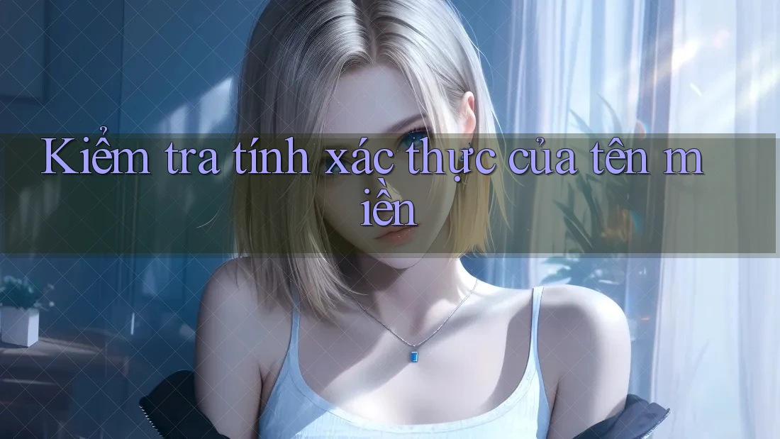 Kiểm tra tính xác thực của tên miền