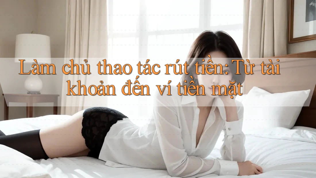Làm chủ thao tác rút tiền: Từ tài khoản đến ví tiền mặt