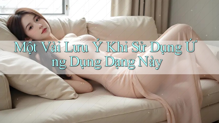 Một Vài Lưu Ý Khi Sử Dụng Ứng Dụng Dạng Này
