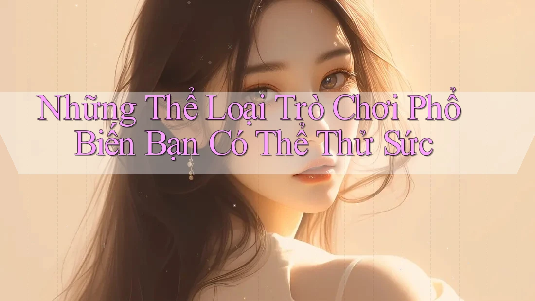 Những Thể Loại Trò Chơi Phổ Biến Bạn Có Thể Thử Sức