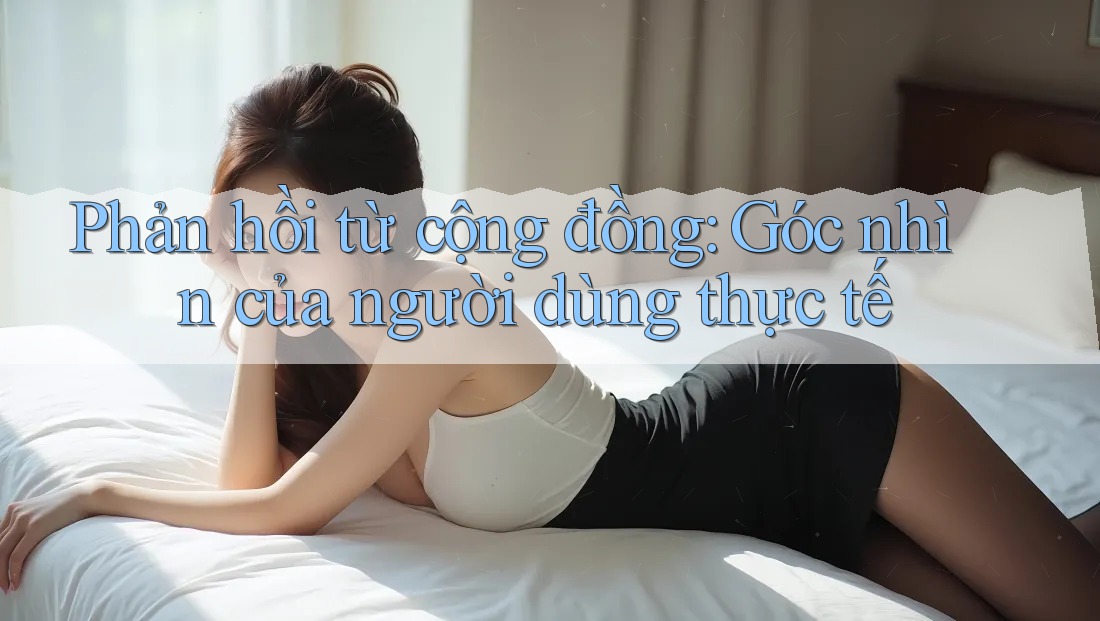 Phản hồi từ cộng đồng: Góc nhìn của người dùng thực tế Phản hồi từ cộng đồng: Góc nhìn của người dùng thực tế