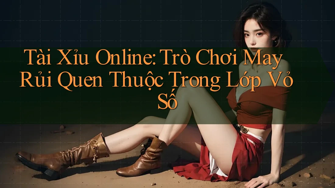 Tài Xỉu Online: Trò Chơi May Rủi Quen Thuộc Trong Lớp Vỏ Số