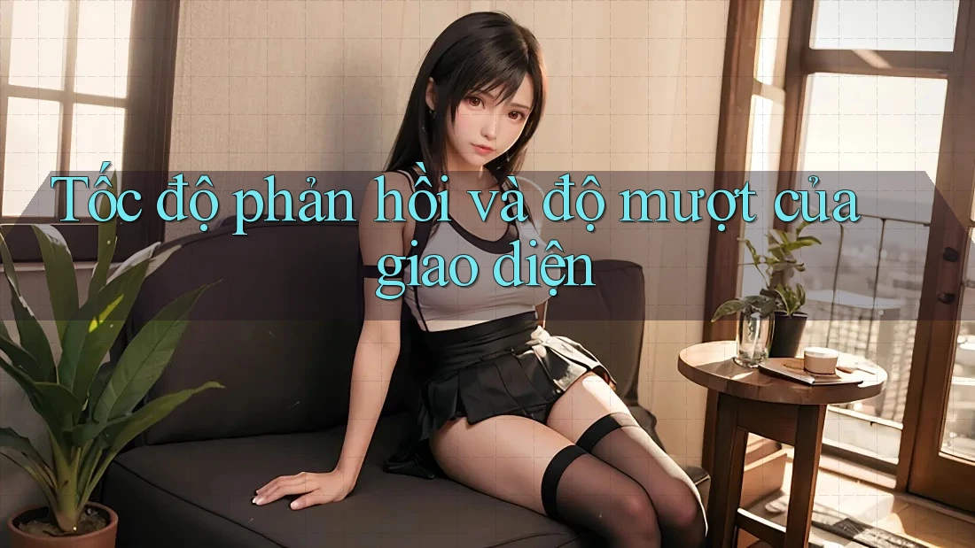 Tốc độ phản hồi và độ mượt của giao diện