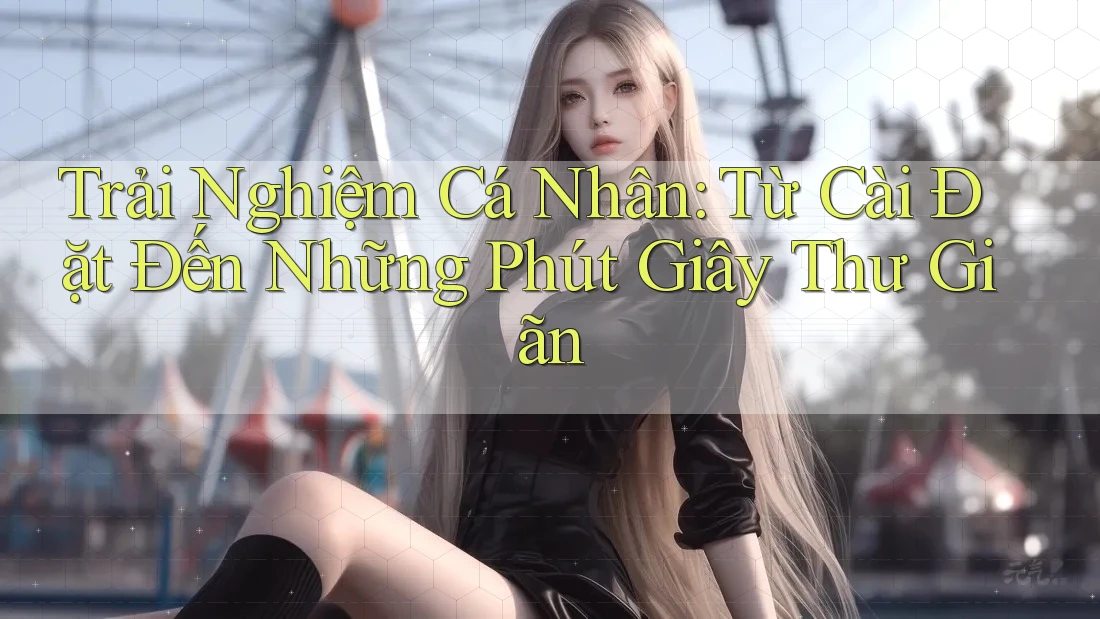 Trải Nghiệm Cá Nhân: Từ Cài Đặt Đến Những Phút Giây Thư Giãn