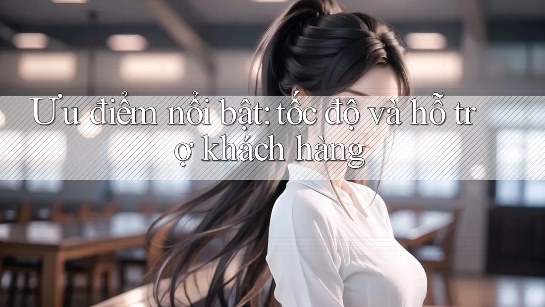 Ưu điểm nổi bật: tốc độ và hỗ trợ khách hàng