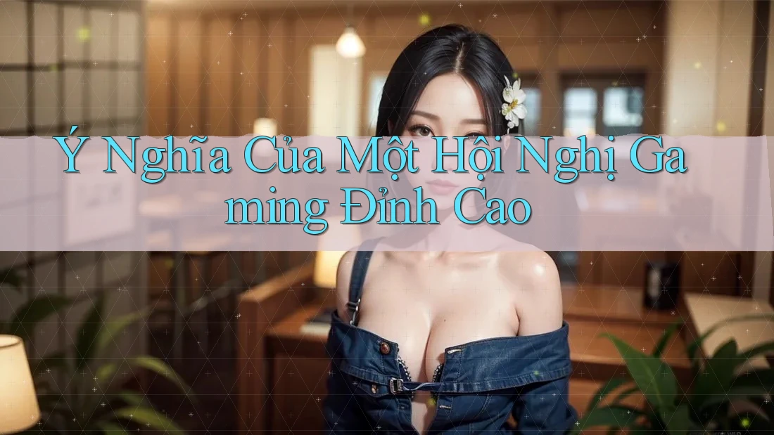 Ý Nghĩa Của Một Hội Nghị Gaming Đỉnh Cao